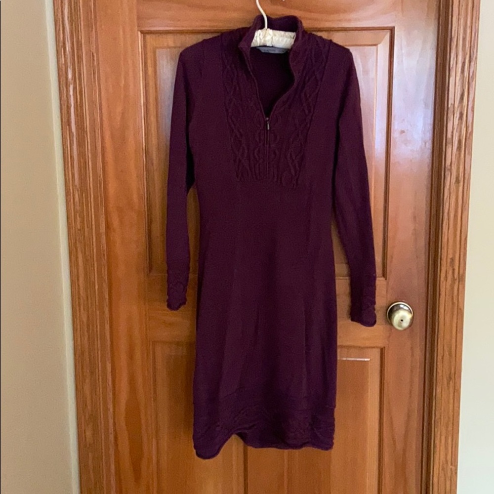 Athlete purple sweater dress size small